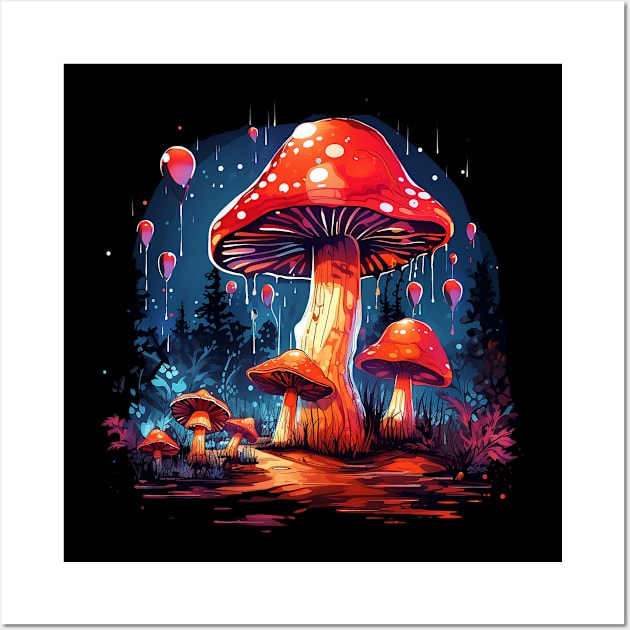 magic mushroom Wall Art by piratesnow